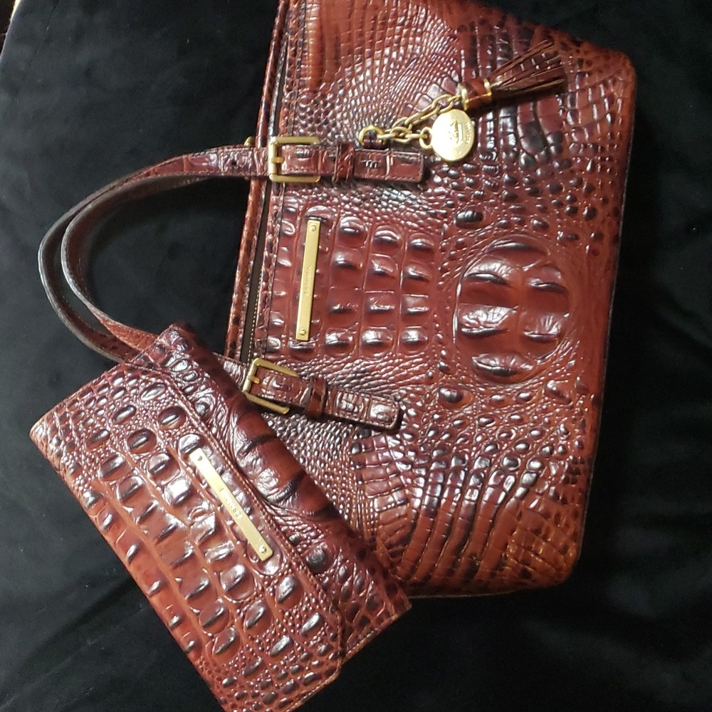 Brahmin Tote & Wallet Set